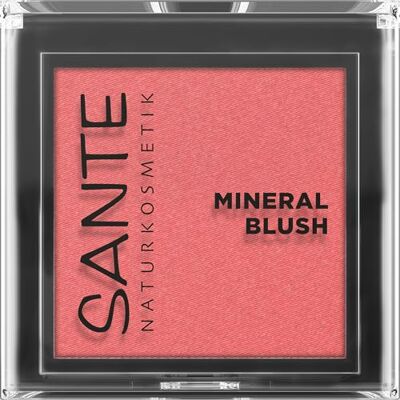 Sante Naturkosmetik Mineral Blush 01 Rose, hochpigmentierter Rouge mit Bio-Acaiöl für einen strahlenden Teint, zarter Schimmer & einfach zu verblenden, 5g Sante Naturkosmetik Mineral Blush 01 Rose, hochpigmentierter Rouge mit Bio-Acaiöl für einen strahlenden Teint, zarter Schimmer & einfach zu verblenden, 5g