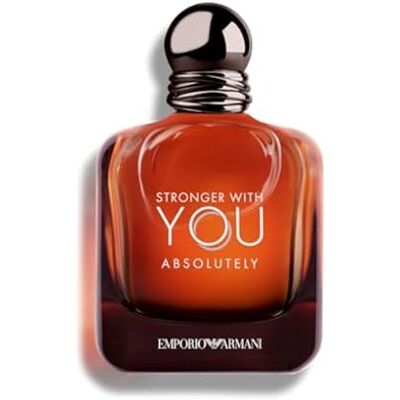 Giorgio Armani Emporio Armani Stronger With You Absolutely Eau de Parfum, für Herren, Würziger Amber-Gourmand-Duft mit Rum-Akkord, Zedernholz, Lavendel und Vanille, 100ml Giorgio Armani Emporio Armani Stronger With You Absolutely Eau de Parfum, für Herren, Würziger Amber-Gourmand-Duft mit Rum-Akkord, Zedernholz, Lavendel und Vanille, 100ml
