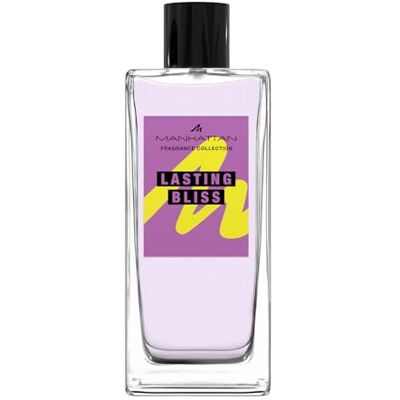 Manhattan Lasting Bliss Eau de Parfum, fruchtig-blumiger Duft für Frauen mit Kirschblüte, Pfingstrose und Vanille, 100 ml Manhattan Lasting Bliss Eau de Parfum, fruchtig-blumiger Duft für Frauen mit Kirschblüte, Pfingstrose und Vanille, 100 ml