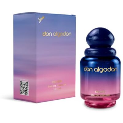 DON ALGODON Don Algodón Eau de Parfum für Damen, 100 ml, blumiger Gourmand Duft mit Wüstenlilien, Kokosnuss und Iris intensiver, femininer und umhüllender Duft DON ALGODON Don Algodón Eau de Parfum für Damen, 100 ml, blumiger Gourmand Duft mit Wüstenlilien, Kokosnuss und Iris intensiver, femininer und umhüllender Duft