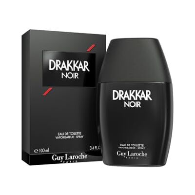 Guy Laroche Drakkar Noir Ikonischer Designerduft, Intensives und kraftvolles Eau de Toilette, Fougère-Mischung & aromatische Gewürze, Langanhaltendes Männerparfum, 100ml Guy Laroche Drakkar Noir Ikonischer Designerduft, Intensives und kraftvolles Eau de Toilette, Fougère-Mischung & aromatische Gewürze, Langanhaltendes Männerparfum, 100ml