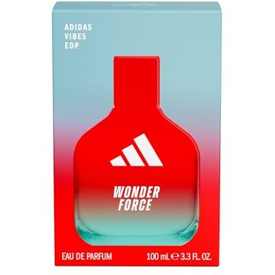 Adidas Vibes Wonder Force Eau de Parfum, für alle, aufregender und sonniger Duft, langanhaltender Duft, Rhabarber und Weißer Moschus, 100 ml Adidas Vibes Wonder Force Eau de Parfum, für alle, aufregender und sonniger Duft, langanhaltender Duft, Rhabarber und Weißer Moschus, 100 ml