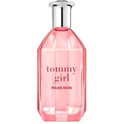 Tommy Hilfiger – Eau de Toilette Tommy Girl Poolside Edition 100 ml – Damenparfüm in limitierter Auflage – Blumiger Solar Duft – Süße und blumige Noten – Flakon aus rosanem Glas Tommy Hilfiger – Eau de Toilette Tommy Girl Poolside Edition 100 ml – Damenparfüm in limitierter Auflage – Blumiger Solar Duft – Süße und blumige Noten – Flakon aus rosanem Glas