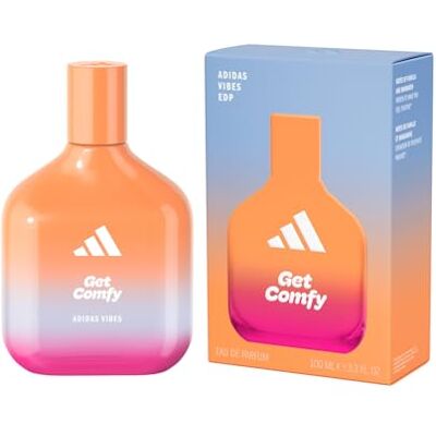 Adidas Vibes Get Comfy Eau de Parfum, entspannender, beruhigender Unisex-Duft mit wärmenden Noten und natürlichen ätherischen Ölen, 100ml Adidas Vibes Get Comfy Eau de Parfum, entspannender, beruhigender Unisex-Duft mit wärmenden Noten und natürlichen ätherischen Ölen, 100ml