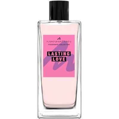 Manhattan Lasting Love Eau de Parfum, floraler Rosen-Duft für Frauen mit schwarzer Johannisbeere, Jasmin und Moschus, 100 ml Manhattan Lasting Love Eau de Parfum, floraler Rosen-Duft für Frauen mit schwarzer Johannisbeere, Jasmin und Moschus, 100 ml