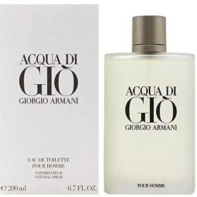 Giorgio Armani Acqua di Gio Homme, Eau de Toilette, Weiß, 1er Pack (1 x 200 ml) Giorgio Armani Acqua di Gio Homme, Eau de Toilette, Weiß, 1er Pack (1 x 200 ml)