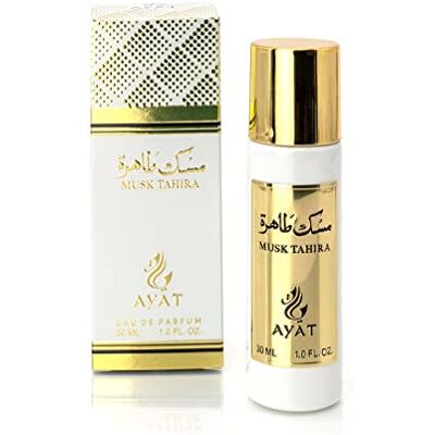 AYAT PERFUMES Eau de Parfum Musk Emirates, 30 ml, Eau de Parfum, orientalische Arab, originelles Geschenk für Damen und Herren, Miniatur-Düfte, hergestellt und entworfen in Dubai – (Musk Tahira) AYAT PERFUMES Eau de Parfum Musk Emirates, 30 ml, Eau de Parfum, orientalische Arab, originelles Geschenk für Damen und Herren, Miniatur-Düfte, hergestellt und entworfen in Dubai – (Musk Tahira)