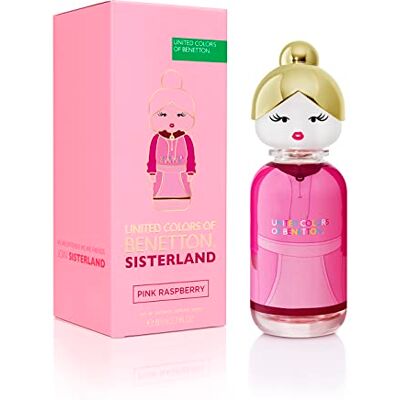 United Sisterland Pink Raspberry, Eau de Toilette Spray für Damen, Blumiger Duft mit Zedernholz, Himbeere, Neroli, Orangenblüte, Sandelholz und Moschus 80 ml United Sisterland Pink Raspberry, Eau de Toilette Spray für Damen, Blumiger Duft mit Zedernholz, Himbeere, Neroli, Orangenblüte, Sandelholz und Moschus 80 ml