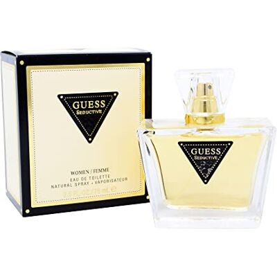 Guess Seductive, Eau de Toilette für Damen, Blumig-Fruchtig, Sinnlicher Duft, Lang Anhaltend, 75 ml Guess Seductive, Eau de Toilette für Damen, Blumig-Fruchtig, Sinnlicher Duft, Lang Anhaltend, 75 ml