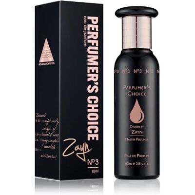 PERFUMER'S CHOICE No 3 by Zayn Fragrance for Him and Her 83ml Eau de Parfum, by Milton-Lloyd PERFUMER'S CHOICE No 3 by Zayn Fragrance for Him and Her 83ml Eau de Parfum, by Milton-Lloyd