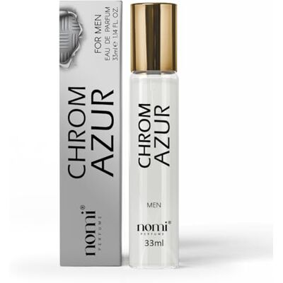 NOMI PERFUME für Herren, 33ml, (CHROM AZUR) Eau de Parfum mit 20% Duftölen, Zitrusnoten & Maskuline Eleganz, Lang anhaltender Duft NOMI PERFUME für Herren, 33ml, (CHROM AZUR) Eau de Parfum mit 20% Duftölen, Zitrusnoten & Maskuline Eleganz, Lang anhaltender Duft