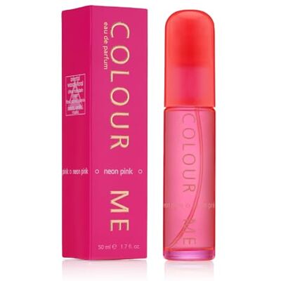 COLOUR ME Neon Pink EDP Parfüm für Damen Sandelholz & Ambra 50ml Eau de Parfum Damen, Blumig-warmer Duft, Mandarine, Jasmin, Geschenk für Frauen, Parfüm für Frauen COLOUR ME Neon Pink EDP Parfüm für Damen Sandelholz & Ambra 50ml Eau de Parfum Damen, Blumig-warmer Duft, Mandarine, Jasmin, Geschenk für Frauen, Parfüm für Frauen