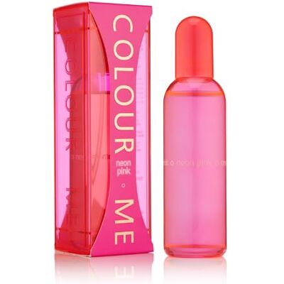 COLOUR ME Neon Pink Perfume for Women. 100ml Eau de Toilette. Luxury Fragrance Ladies Perfume, Long Lasting Womens Perfumes by Milton-Lloyd COLOUR ME Neon Pink Perfume for Women. 100ml Eau de Toilette. Luxury Fragrance Ladies Perfume, Long Lasting Womens Perfumes by Milton-Lloyd