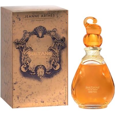 Jeanne Arthes – Eau de Parfum für Damen – Sultane – Blumig – Sandelholz & Moschus – Hergestellt in Grasse – Geschenk für Damen – 100 ml Jeanne Arthes – Eau de Parfum für Damen – Sultane – Blumig – Sandelholz & Moschus – Hergestellt in Grasse – Geschenk für Damen – 100 ml