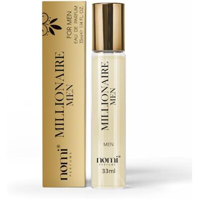 NOMI PERFUME für Herren, 33 ml, (MILLIONAIRE MEN) Eau de Parfum mit 20% Duftölen, Intensiver Parfüms Geschenkidee für Mann NOMI PERFUME für Herren, 33 ml, (MILLIONAIRE MEN) Eau de Parfum mit 20% Duftölen, Intensiver Parfüms Geschenkidee für Mann