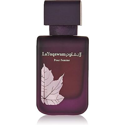 RASASI La Yuqawam – Eau de Parfum 75 ml – charakteristisches arabisches Parfüm für Frauen, ein herrliches Parfüm, langanhaltender Duft für Frische den ganzen Tag RASASI La Yuqawam – Eau de Parfum 75 ml – charakteristisches arabisches Parfüm für Frauen, ein herrliches Parfüm, langanhaltender Duft für Frische den ganzen Tag