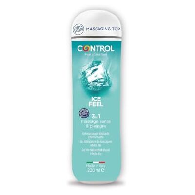 CONTROL Gel 3-in-1 Massage Ice Feel 200 ml Made in Italy CONTROL Gel 3-in-1 Massage Ice Feel 200 ml Made in Italy
