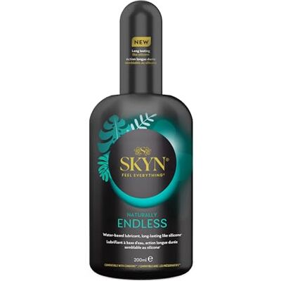 SKYN Naturally Endless (200ml) Wasserbasis-Gleitgel, 99% natürlich mit lang anhaltender, silikonähnlicher Wirkung, kondomverträglich SKYN Naturally Endless (200ml) Wasserbasis-Gleitgel, 99% natürlich mit lang anhaltender, silikonähnlicher Wirkung, kondomverträglich