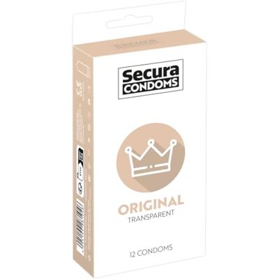 Secura Original 12er kondome 12 transparente Präservative zur Verhütung ohne Hormone für Männer Secura Original 12er kondome 12 transparente Präservative zur Verhütung ohne Hormone für Männer