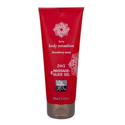 SHIATSU Massageöl und Gleitmittel 2in1 Strawberry Scent, 200ml für erotische Massagen und ein perfektes Gleitgefühl SHIATSU Massageöl und Gleitmittel 2in1 Strawberry Scent, 200ml für erotische Massagen und ein perfektes Gleitgefühl
