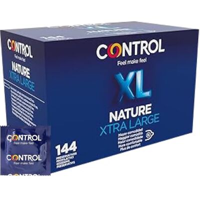 CONTROL NATURE XTRA LARGE Elastische Kondome Größe XL aus Naturlatex 144 Stück CONTROL NATURE XTRA LARGE Elastische Kondome Größe XL aus Naturlatex 144 Stück