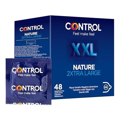 CONTROL Nature XXL Kondome Doppelt Extra Groß Classic 48 Kondome 2XL CONTROL Nature XXL Kondome Doppelt Extra Groß Classic 48 Kondome 2XL