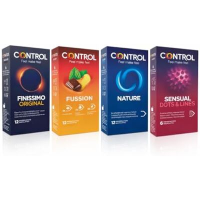 CONTROL Pleasure Mix Geschenkset mit assortierten Kondomen 48 Stück CONTROL Pleasure Mix Geschenkset mit assortierten Kondomen 48 Stück