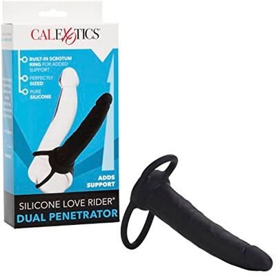 CalExotics Silicone Love Rider Doppeleindringer schwarz Dildo CalExotics Silicone Love Rider Doppeleindringer schwarz Dildo