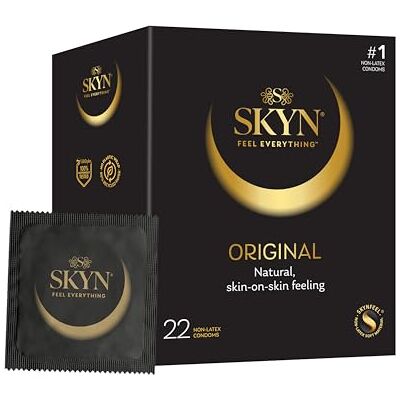 SKYN Original Kondome 22 Stück FEEL Latexfreie für Männer, Normale Größe, Stark und Dünn, Glatte Gerade Form, Geschmiert, 53 mm Breit feel, für Männer, Stark und Dünn, Glatte Gerade Form, Geschmiert, 53 mm Breit SKYN Original Kondome 22 Stück FEEL Latexfreie für Männer, Normale Größe, Stark und Dünn, Glatte Gerade Form, Geschmiert, 53 mm Breit feel, für Männer, Stark und Dünn, Glatte Gerade Form, Geschmiert, 53 mm Breit