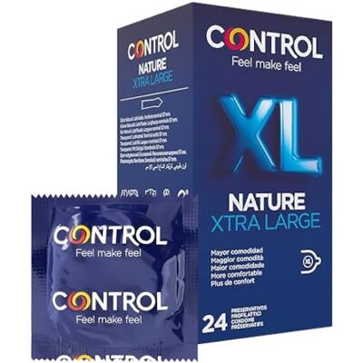 CONTROL NATURE XTRA LARGE Elastische Kondome Größe XL aus Naturlatex 24 Stück CONTROL NATURE XTRA LARGE Elastische Kondome Größe XL aus Naturlatex 24 Stück