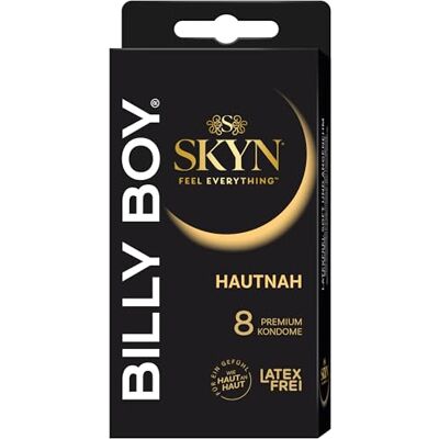 Billy Boy SKYN Hautnah Kondome 8er 53 mm Latexfrei 1x8 Stück Billy Boy SKYN Hautnah Kondome 8er 53 mm Latexfrei 1x8 Stück