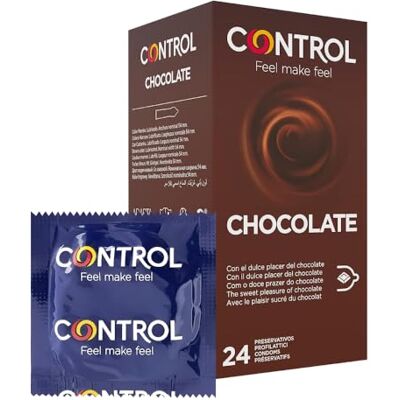 CONTROL CHOCOLATE Naturlatex-Kondome mit Schokoladengeschmack 24 Stück. CONTROL CHOCOLATE Naturlatex-Kondome mit Schokoladengeschmack 24 Stück.