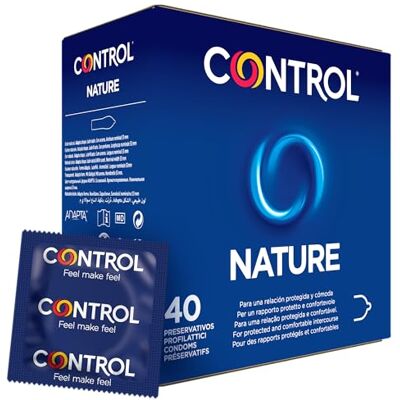 CONTROL Nature Klassische Kondome aus Naturlatex Transparent 40 Stück CONTROL Nature Klassische Kondome aus Naturlatex Transparent 40 Stück