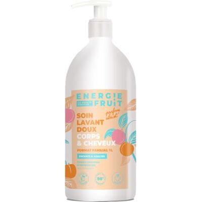 ENERGIE FRUIT Sanfte Waschpflege, Familiengröße, 1 l, für Körper und Haar, Aprikosen-Duft, 1000 ml ENERGIE FRUIT Sanfte Waschpflege, Familiengröße, 1 l, für Körper und Haar, Aprikosen-Duft, 1000 ml