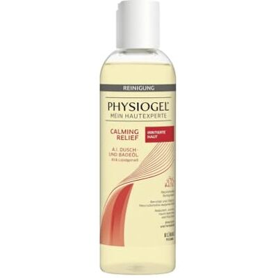 Physiogel Calming Relief A.I. Dusch- und Badeöl für irritierte Haut, 400 ml Rückfettendes Reinigungsöl für trockene, juckende oder zu Neurodermitis neigende Haut, spendet Feuchtigkeit Physiogel Calming Relief A.I. Dusch- und Badeöl für irritierte Haut, 400 ml Rückfettendes Reinigungsöl für trockene, juckende oder zu Neurodermitis neigende Haut, spendet Feuchtigkeit