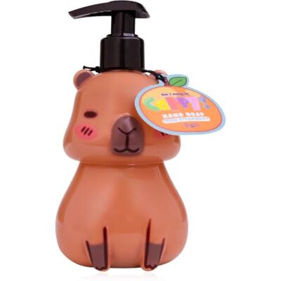 accentra Seifenspender Capybara Collection mit 300 ml Handseife für Kinder Nachfüllbarer Pumpspender aus Kunststoff mit Seife in Erdbeerduft, Geschenk zum Geburtstag, Weihnachten und Ostern accentra Seifenspender Capybara Collection mit 300 ml Handseife für Kinder Nachfüllbarer Pumpspender aus Kunststoff mit Seife in Erdbeerduft, Geschenk zum Geburtstag, Weihnachten und Ostern