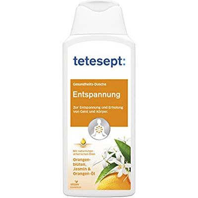 tetesept Entspannung Duschgel Zur Entspannung und Erholung von Körper und Geist Mit natürlichen Wirkstoffen: Orangenöl, Orangenblüten- & Jasmin-Extrakt Intensiver Duft 5 x 250ml tetesept Entspannung Duschgel Zur Entspannung und Erholung von Körper und Geist Mit natürlichen Wirkstoffen: Orangenöl, Orangenblüten- & Jasmin-Extrakt Intensiver Duft 5 x 250ml