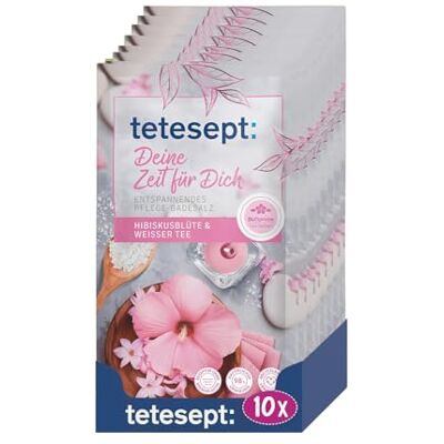 tetesept Badesalz Deine Zeit für Dich, Pflege-Badesalz, 10 x 60 g tetesept Badesalz Deine Zeit für Dich, Pflege-Badesalz, 10 x 60 g