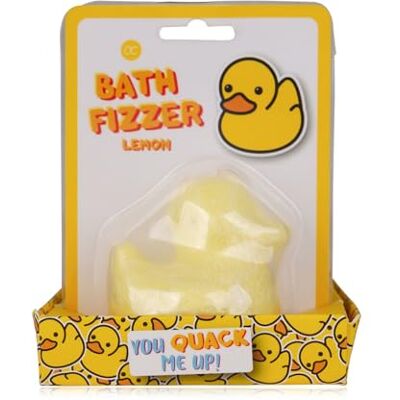 accentra Badebombe HAPPY ANIMALS in Enten-Form, Badekugel, Badefizzer, Sprudelbad in Geschenkverpackung, 50g, Duft: Zitrone, im Display, Geschenk für Kinder accentra Badebombe HAPPY ANIMALS in Enten-Form, Badekugel, Badefizzer, Sprudelbad in Geschenkverpackung, 50g, Duft: Zitrone, im Display, Geschenk für Kinder