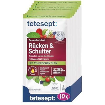 tetesept Meeressalz Rücken & Schulter, Badezusatz, 10 x 80 g tetesept Meeressalz Rücken & Schulter, Badezusatz, 10 x 80 g