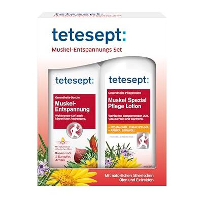 tetesept 500 ml Muskel Entspannungs Set Duschbad & Lotion tetesept 500 ml Muskel Entspannungs Set Duschbad & Lotion