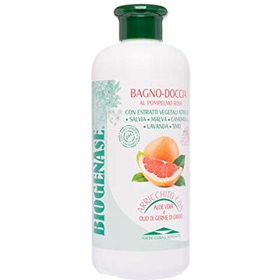 BIODERM BIODERMOCOSMETICI Biogenase Pink Grapefruit Duschgel Angereichert mit Aloe Vera und Weizenkeimextrakten Feuchtigkeitsspendendes, entspannendes und beruhigendes Duschgel Für alle Hauttypen Parabenfrei BIODERM BIODERMOCOSMETICI Biogenase Pink Grapefruit Duschgel Angereichert mit Aloe Vera und Weizenkeimextrakten Feuchtigkeitsspendendes, entspannendes und beruhigendes Duschgel Für alle Hauttypen Parabenfrei