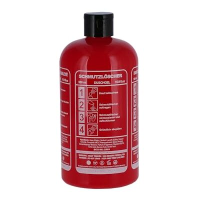 accentra Duschgel SCHMUTZLÖSCHER in Feuerlöscher Optik für Männer, 500 ml Geschenk mit Moschus Duft zum Geburtstag, Vatertag, Weihnachten, nachfüllbare Flasche im Feuerwehr-Design für das Badezimmer accentra Duschgel SCHMUTZLÖSCHER in Feuerlöscher Optik für Männer, 500 ml Geschenk mit Moschus Duft zum Geburtstag, Vatertag, Weihnachten, nachfüllbare Flasche im Feuerwehr-Design für das Badezimmer