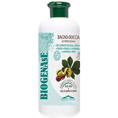 BIODERM BIODERMOCOSMETICI Biogenase Rosskastanien Duschgel Natürliches Duschgel angereichert mit Aloe Vera und Weizenkeimextrakten Feuchtigkeitsspendende, Anti-Cellulite und Trockene Haut-Behandlung 500ml BIODERM BIODERMOCOSMETICI Biogenase Rosskastanien Duschgel Natürliches Duschgel angereichert mit Aloe Vera und Weizenkeimextrakten Feuchtigkeitsspendende, Anti-Cellulite und Trockene Haut-Behandlung 500ml