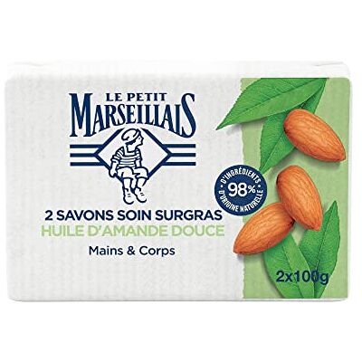 Le Petit Marseillais Kraft Seife Mandel, weich, 2 x 100 g Le Petit Marseillais Kraft Seife Mandel, weich, 2 x 100 g