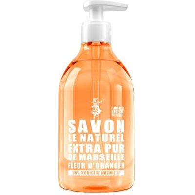 Savon le Naturel Le Naturel Extra Pur Marseille Soap Orange Blossom 500Ml Savon le Naturel Le Naturel Extra Pur Marseille Soap Orange Blossom 500Ml