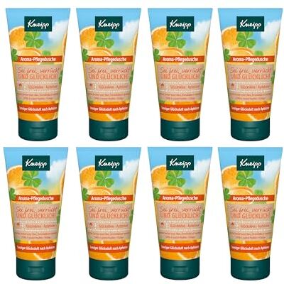 Kneipp Aroma-Pflegedusche Sei frei, verrückt und glücklich! Reisegröße erfrischendes Duschgel mit sonnigem Duft nach Apfelsine Multipack 8 x 50ml Kneipp Aroma-Pflegedusche Sei frei, verrückt und glücklich! Reisegröße erfrischendes Duschgel mit sonnigem Duft nach Apfelsine Multipack 8 x 50ml
