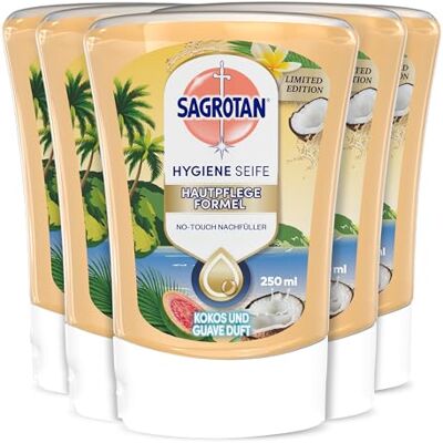 Sagrotan No-Touch Handseife Nachfüller Hawaii Sunshine Limited Edition 5 x 250 ml Sagrotan No-Touch Handseife Nachfüller Hawaii Sunshine Limited Edition 5 x 250 ml