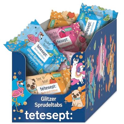tetesept Badespaß Edition Glitzer Sprudeltab, 30 Stück tetesept Badespaß Edition Glitzer Sprudeltab, 30 Stück