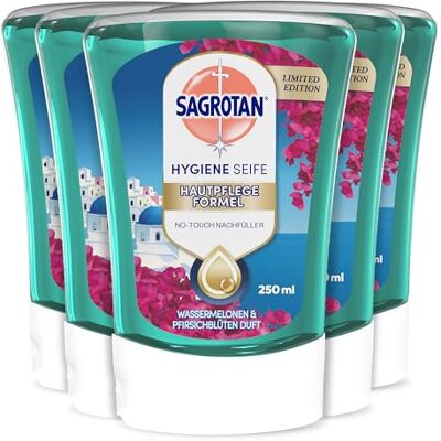Sagrotan No-Touch Handseife Nachfüller Floral Coast 5 x 250 ml Sagrotan No-Touch Handseife Nachfüller Floral Coast 5 x 250 ml